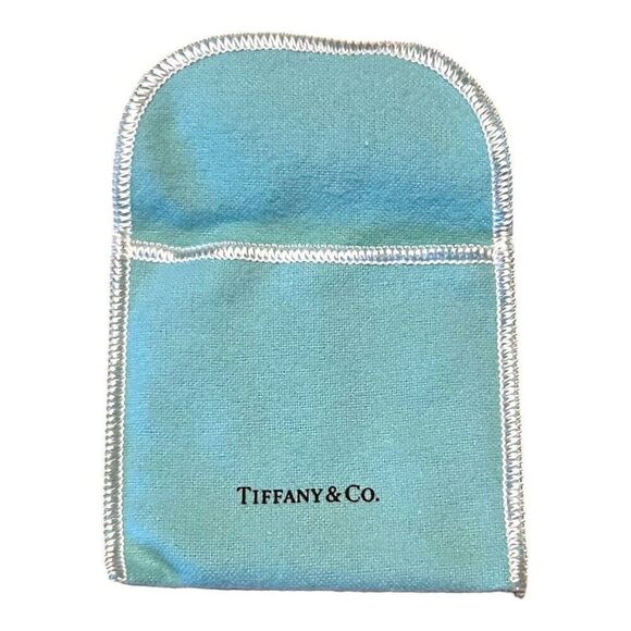 Tiffany & Co Empty Jewelry Box And Case 4”x3.5” Gift Set Suede Pouch Necklace - Picture 3 of 12